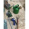 Image 3 : Wandmate, Nozzle, 50' Hose, Shears, Hoe's, Watering Cans & Buckets