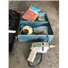 Image 3 : Black & Decker Swivel Drill, Power Bits, Edgerite Drill & Metal Toolbox