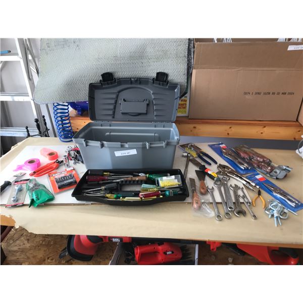 Toolbox, Screwdrivers, Wrenches, Pliers, Black & Decker Driver Set, Clippers & more