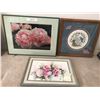 Image 1 : Floral Picture, Peony Painting by Cindy Boffey & There Are Two Special Gifts Petit Point