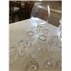 Image 4 : Asst of Crystal Wineglasses, Pitcher & Glass Set, Candle Holder & Asst Glasses