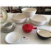 Image 2 : Medalta Crock Pot, Friends Need no Special Invitation Plate, Bowls, Plates, Pottery Sauce Server, Re