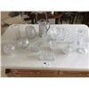 Image 1 : Crystal Bowls, Water Pitcher, Butter Dish, Candy Dishes, Vases, Sugar & Creamer