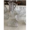Image 3 : Crystal Bowls, Water Pitcher, Butter Dish, Candy Dishes, Vases, Sugar & Creamer