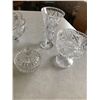 Image 4 : Crystal Bowls, Water Pitcher, Butter Dish, Candy Dishes, Vases, Sugar & Creamer