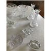 Image 4 : Crystal Vases, Bowls, Serving Dishes, Candle Holders, Candy Dish, Tapered Candle Holder & 2 Tealight