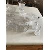 Image 3 : Crystal Decanter, Bowls, Candy Dish, Vase, Butter Dish, Candle Holders & Bells etc