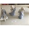 Image 1 : Two Lg Angel Figurines by Elizabeth, Mary & Joseph Figurine