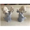 Image 2 : Two Lg Angel Figurines by Elizabeth, Mary & Joseph Figurine