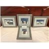 Image 1 : 4 Annick Josset Inuit Grey Framed Paintings
