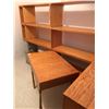 Image 3 : Wood Bench, Asst Wood Shelving & Trolley Cart