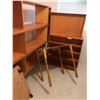 Image 4 : Wood Bench, Asst Wood Shelving & Trolley Cart