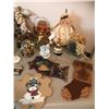 Image 2 : Christmas Themed Items incl wood Angel, Snowman, Santa Clauses, Christmas Stocking, Hearts, Caroller