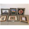 Image 1 : Unique Woodland Frame, Petit Point Choir, Aboriginal, Floral & Barn Framed Pictures