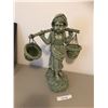 Image 1 : Lg Garden Décor Young Girl Carrying Pots