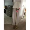 Image 1 : Brass Floor Lamp and Wood Hangers
