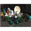 Image 3 : Avon Parfume Bottles, Glass Insulators, Asst Glass Paperweights, Teacup from Westville from Japan, P