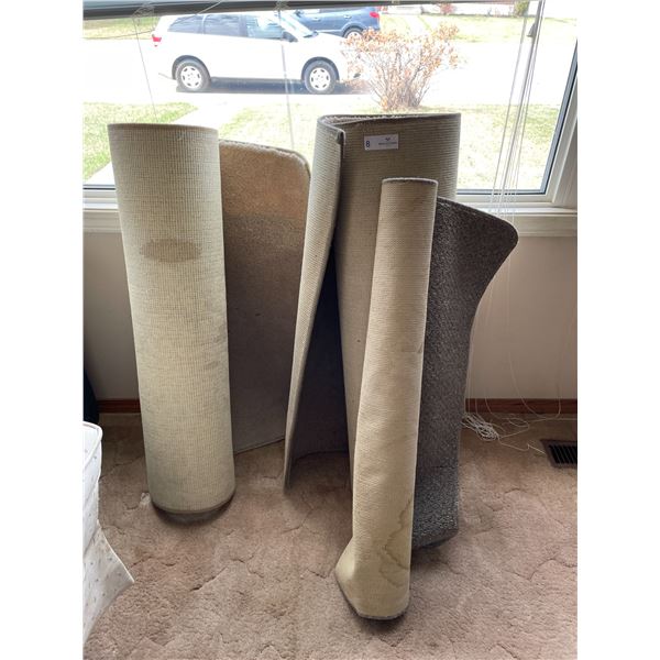 Rolls Of Used Carpet x3 Beck Auctions Inc.