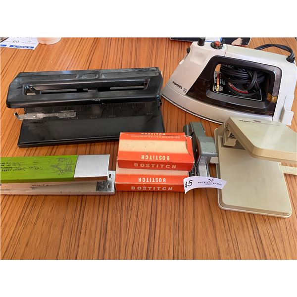 Assorted Stationary & Iron