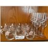 Image 1 : Set Of Rose Pattern Decorative Champagne/Whiskey Glasses