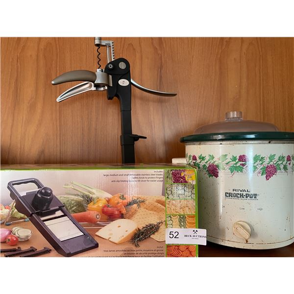 Rival Crock Pot & Kitchen Basics Mandoline Slicer & Bottle Opener