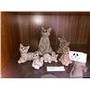 Image 1 : Quarry Cat Family Stone Decor Set