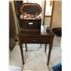 Image 1 : Vintage Sewing Desk And Supplies (BRING HELP!)
