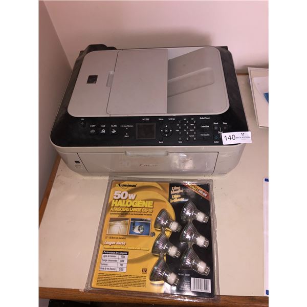 Canon Printer And Light Bulbs