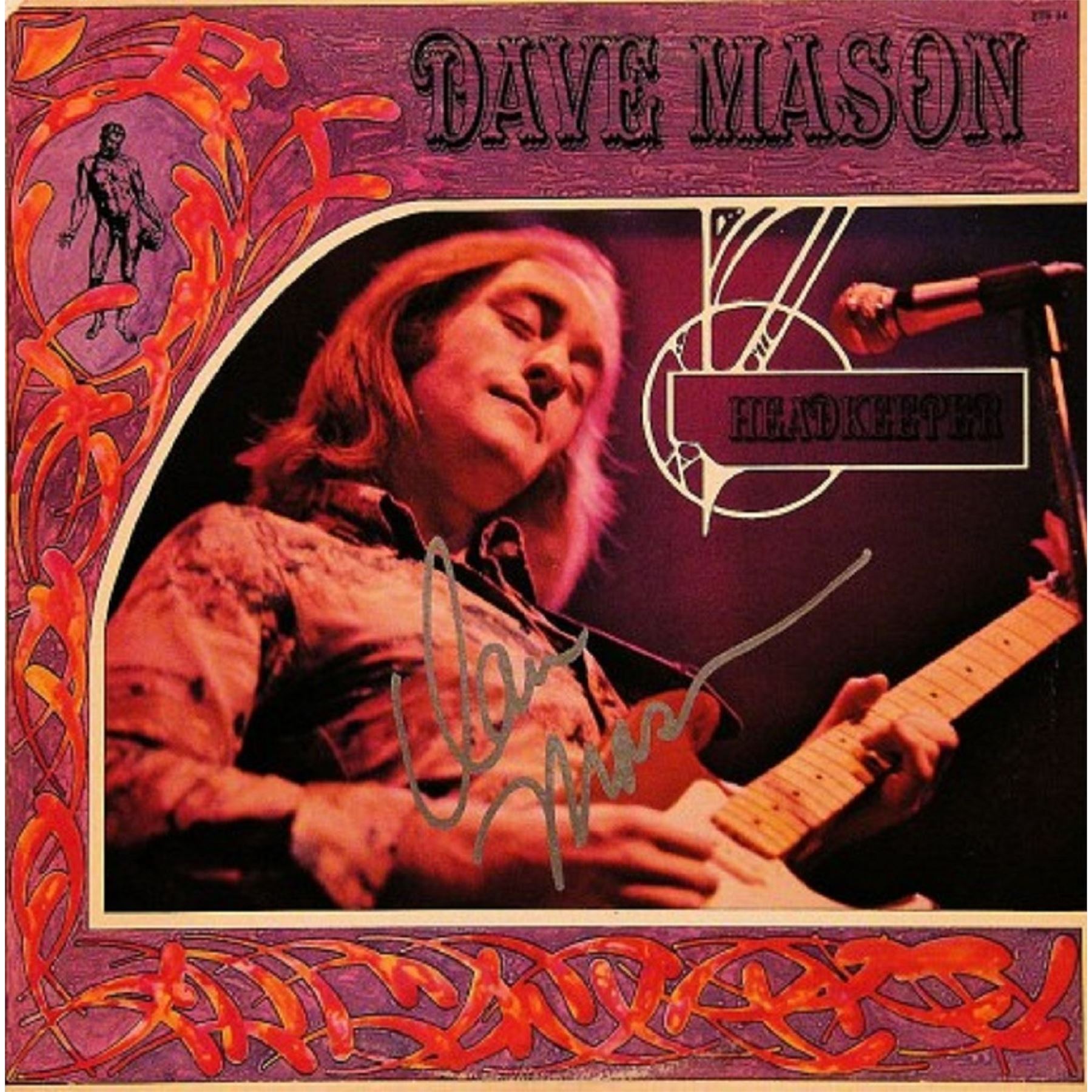 Dave Mason signed Headkeeper album