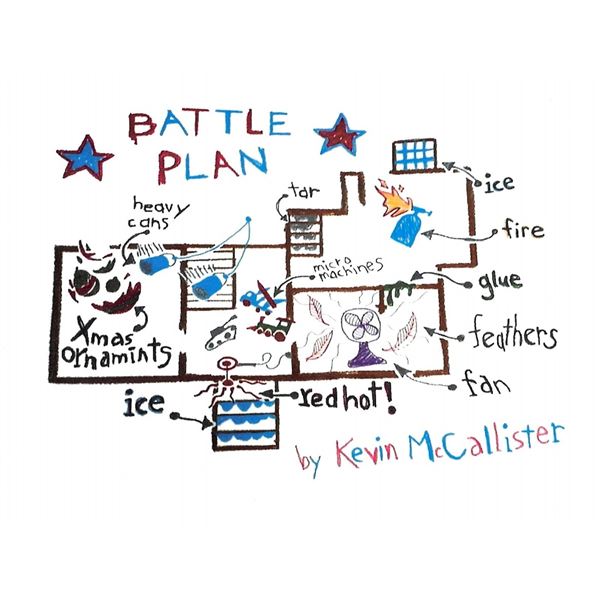 Home Alone Battle Plan Prop Print