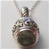 Image 1 : SILVER LABRADORITE NECKLACE(~LENGTH 19INCHES)