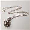 Image 3 : SILVER LABRADORITE NECKLACE(~LENGTH 19INCHES)