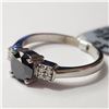 Image 3 : SILVER MOISSANITE(1.45CT) RING (~SIZE 10)