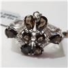 Image 2 : SILVER SMOKEY QUARTZ(10.55CT) BRACELET &