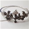 Image 3 : SILVER SMOKEY QUARTZ(10.55CT) BRACELET &