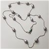 Image 1 : SILVER FRESHWATER PEARL BRACELET & NECKLACE SET