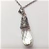 Image 2 : SILVER GEMSTONE  NECKLACE(~LENGTH 20INCHES)