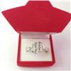 Image 4 : SILVER 7 DIAMONDS  RING (~SIZE 7)(~WEIGHT 3.79G)