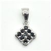 Image 1 : SILVER BLUE SAPPHIRE(1.8CT) RHODIUM PLATED