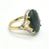 Image 2 : GOLD PLATED SILVER EMERALD(9.2CT) GOLD RHODIUM