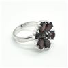 Image 2 : SILVER `(6.9CT) RHODIUM PLATED RING(~SIZE 7)