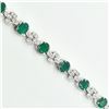 Image 2 : SILVER GREEN ONYX CZ(13.15CT) RHODIUM PLATED