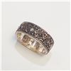 Image 3 : SILVER MARCASITE  RING (~SIZE 7)(~WEIGHT 5.32G)