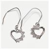 Image 1 : SILVER DIAMOND EARRINGS