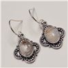 Image 3 : SILVER GEMSTONE EARRINGS(~WEIGHT 4.31G)