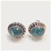 Image 1 : SILVER GEMSTONE  EARRINGS (~WEIGHT 3.57G)