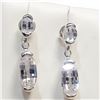 Image 1 : SILVER CUBIC ZIRCONIA EARRINGS (~WEIGHT 5.6G)