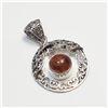 Image 3 : SILVER GEMSTONE  PENDANT (~WEIGHT 4.67G)