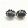 Image 1 : SILVER GEMSTONE EARRINGS(~WEIGHT 3.53G)