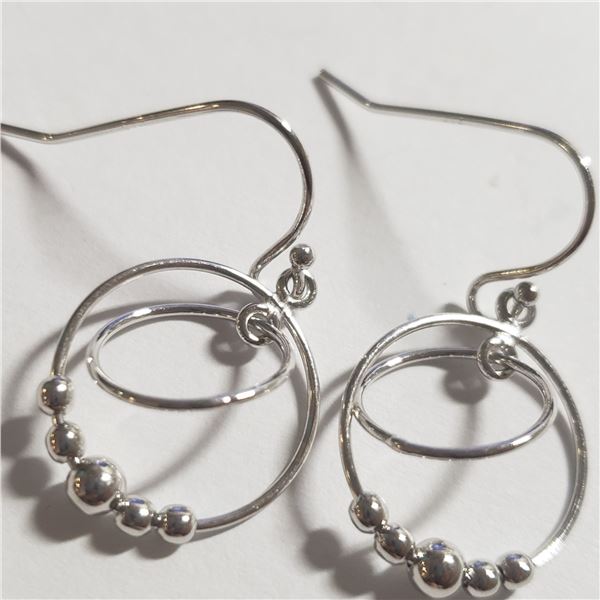 SILVER EARRINGS, SUGGESTED RETAIL VALUE $60